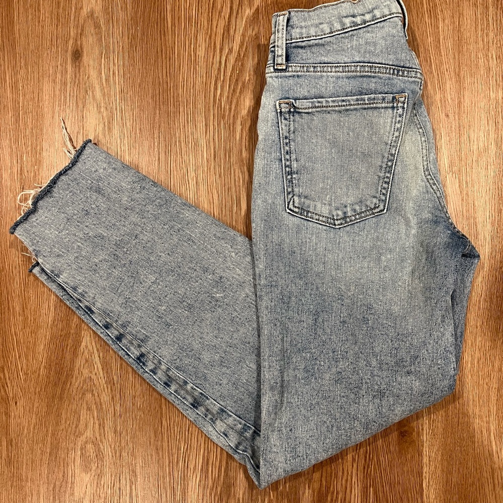 Light blue mom jeans